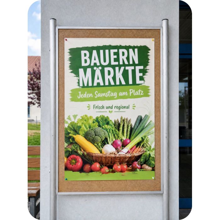Plakate – Plakat für einen Bauernmarkt