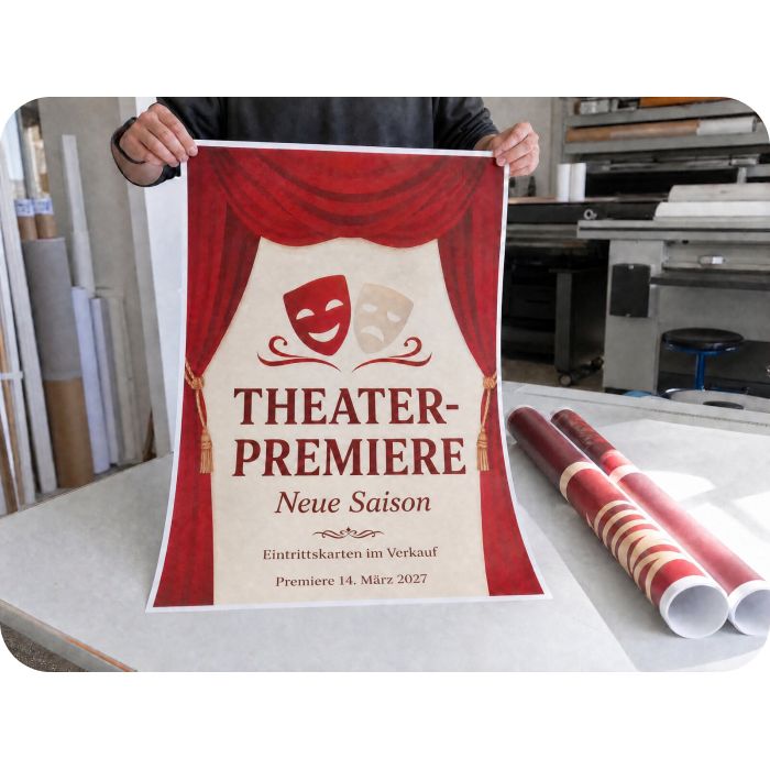 Plakate – Plakat einer Theaterpremiere