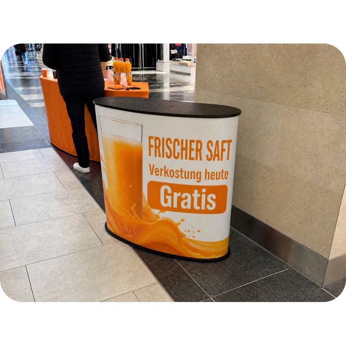 Präsentationstheke – FRISCHER SAFT