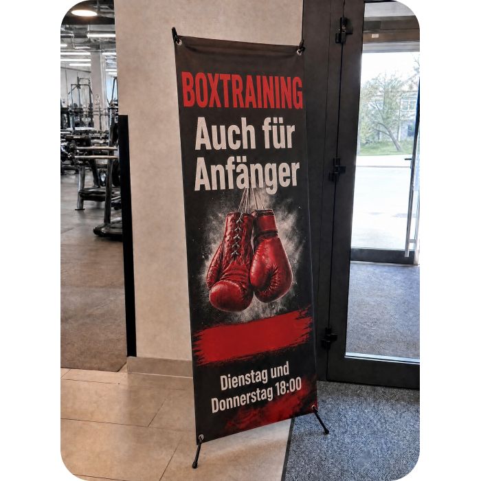 X banner Standard – BOXTRAINING