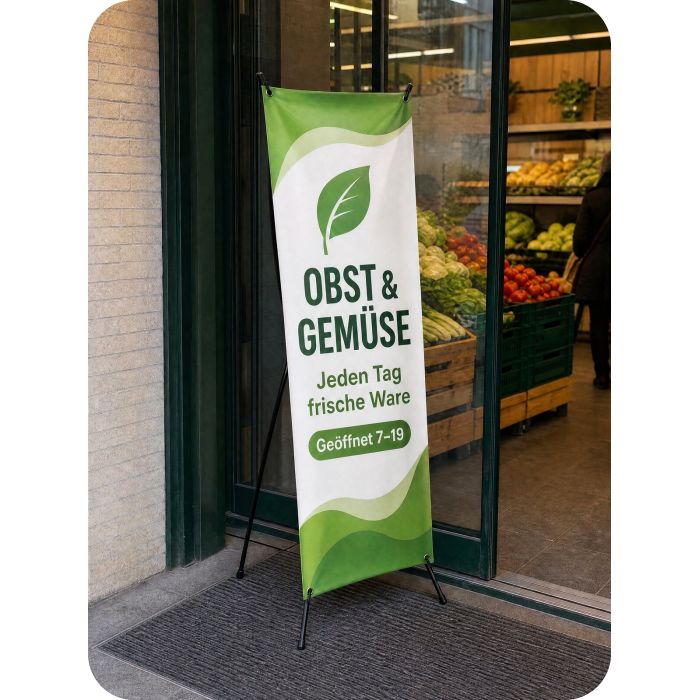 X banner Standard – OBST & GEMÜSE