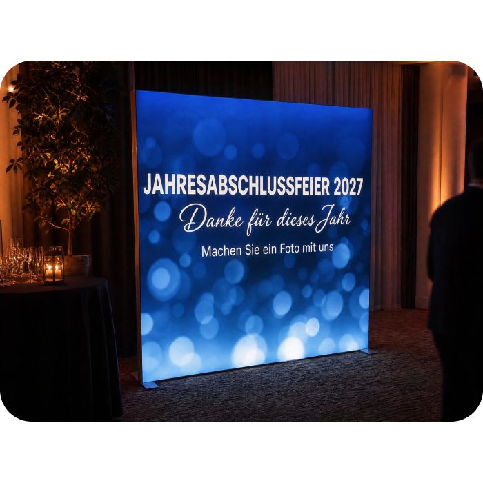 LED-Werbewand – JAHRESABSCHLUSSFEIER 2027