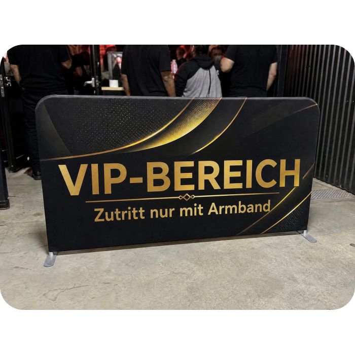 Textilbarriere – VIP-BEREICH