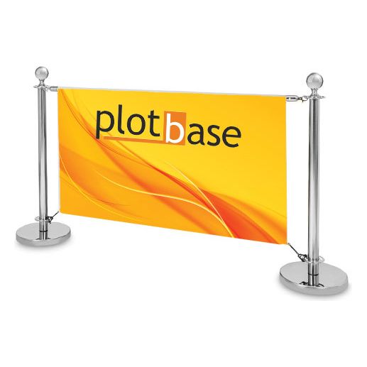 Café-Banner silber