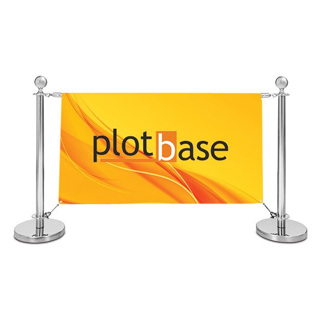 Café-Banner silber