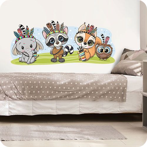 Wandtattoo Indianer
