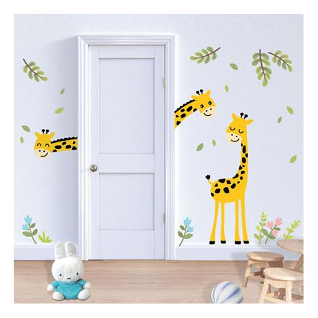 Wandtattoo Giraffe, rechts