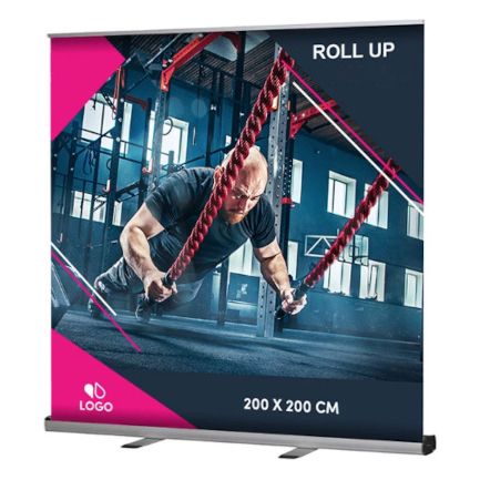 Roll Up Präsentationswand