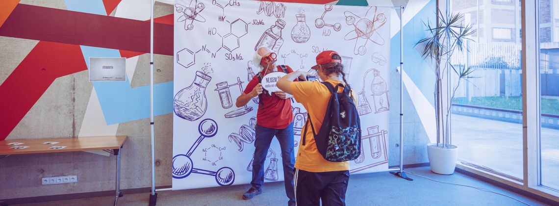 Fotowand - Nacht der Wissenschaftler